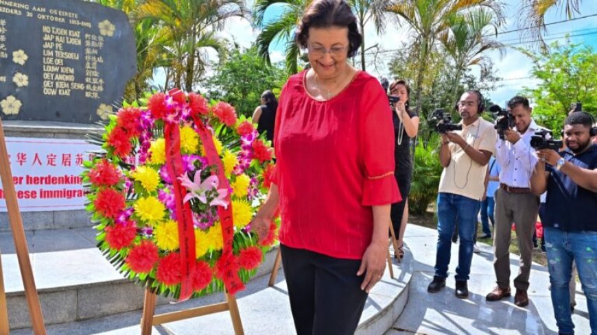 China en Suriname benadrukken hechte vriendschapsband tijdens herdenking immigratie