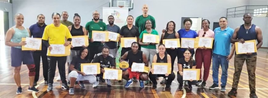 LO-leerkrachten getraind in 3x3 basketbal voor Inter Island School Games 2026