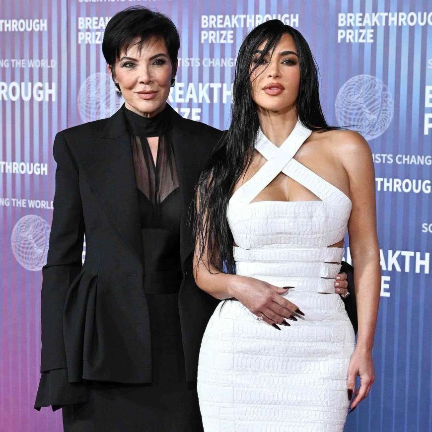 Kim Kardashian kopieert look van haar moeder Kris Jenner