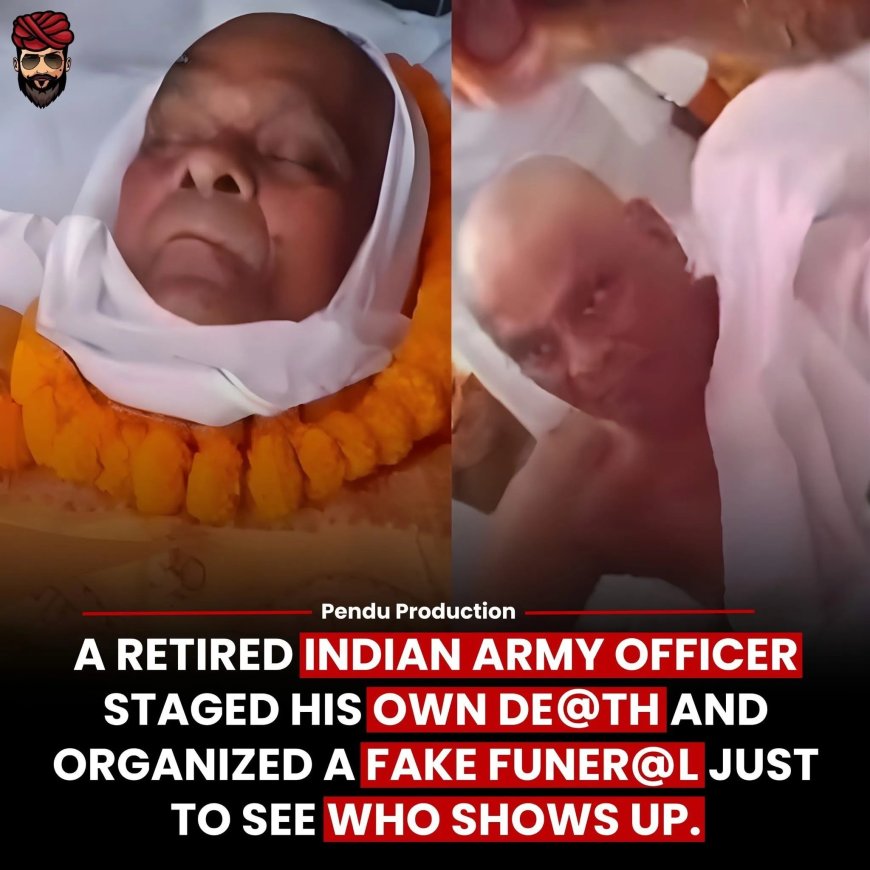 Opmerkelijk – Indiër doet alsof hij dood is en regelt eigen crematie: ‘Wilde weten hoeveel mi