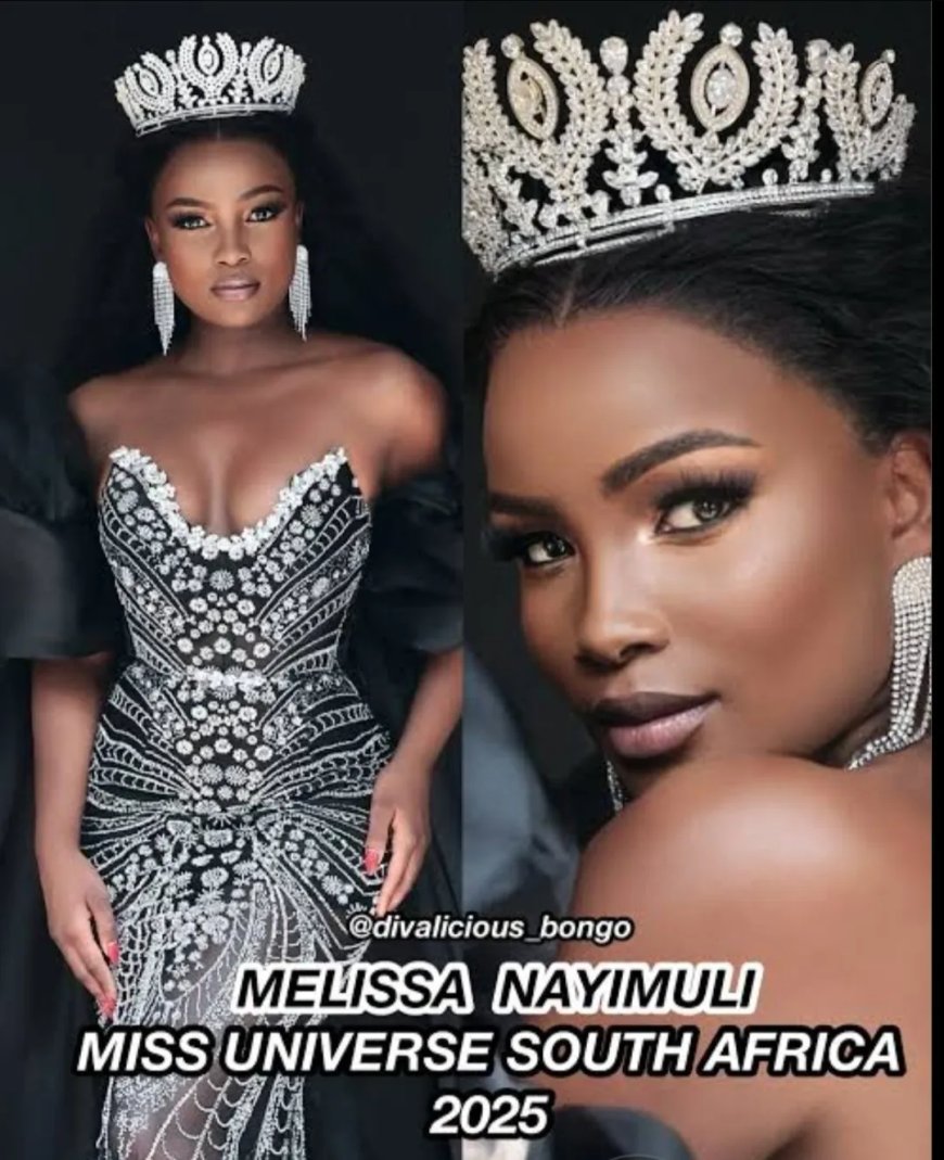 Melissa Nayimuli gekroond tot Miss Universe Zuid-Afrika 2025
