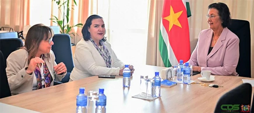 IDB bevestigt steun tijdens strategisch overleg met president Simons