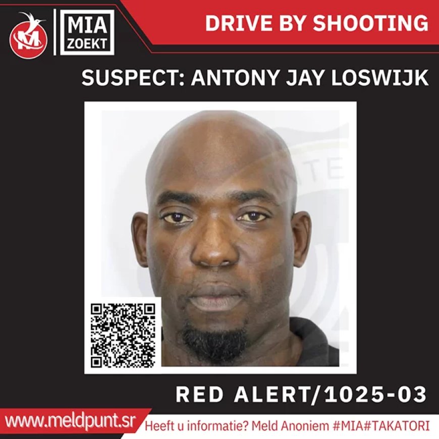 Mia zoekt Antony Loswijk, verdachte in drive-by shooting Emielaan