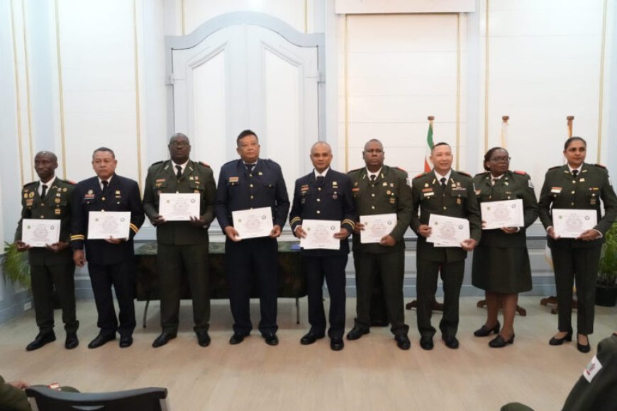 Surinaamse legerofficieren klaar voor complexe veiligheidsuitdagingen