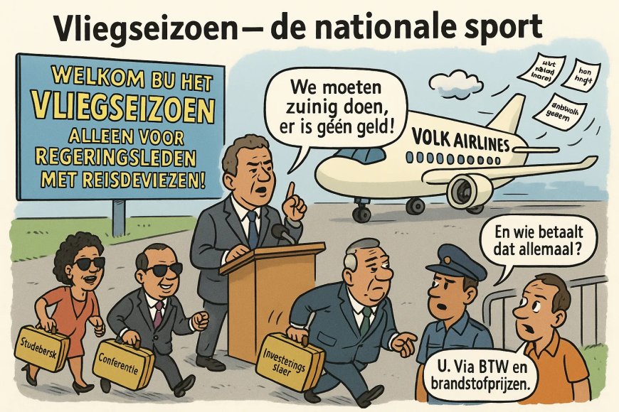 Het vliegseizoen van Jenny’s sobere regering.