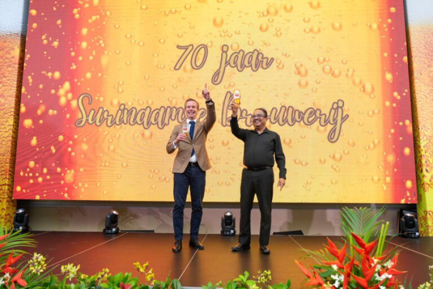 70 jaar Surinaamse Brouwerij N.V. investeert in jongeren, duurzaamheid en toekomst
