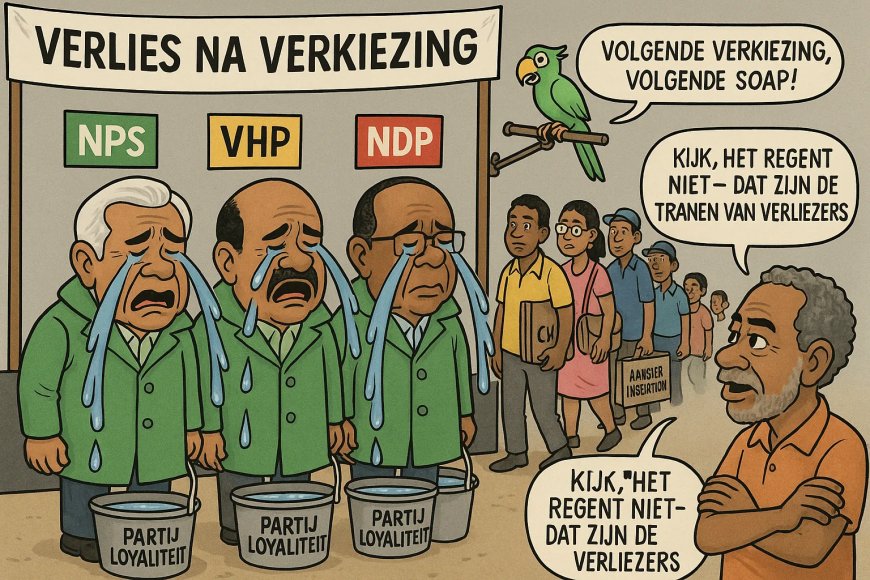 Politieke rouw in Suriname – De krokodillentranen na verlies