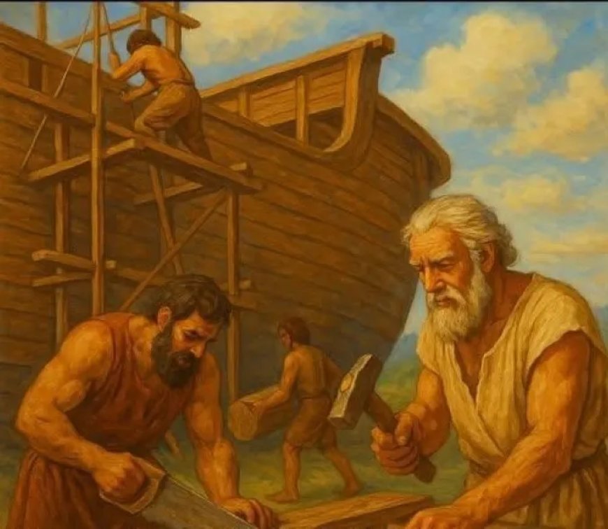 Waarom bouwde Noach een Ark als hij gewoon belasting had kunnen betalen om klimaatverandering