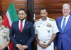 Suriname ontvangt hoge militaire delegatie; geen informatie gevoeligheden
