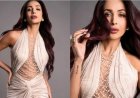 Malaika Arora schittert in witte gown van Tarun Tahiliani