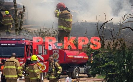 Houten laagbouwwoning volledig afgebrand