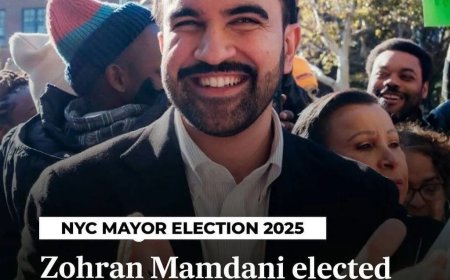 Linkse Zohran Mamdani verkozen tot nieuwe burgemeester van New York