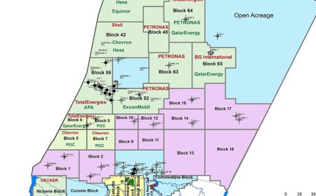 Chevron krijgt offshoreblokken 9 en 10 toegewezen in Suriname