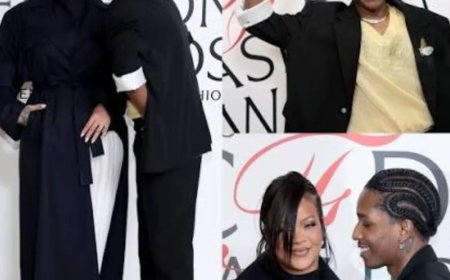 A$AP Rocky en Rihanna schitteren op de 2025 CFDA Awards