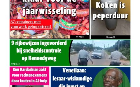 Dagblad Suriname, vrijdag 7 november 2025
