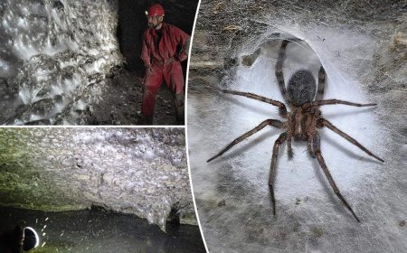 Wetenschappers geschokt door ontdekking van ’s werelds grootste spinnenweb met meer dan 100.0