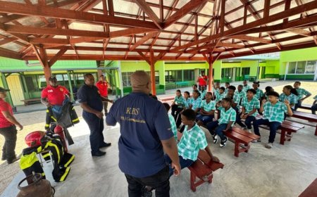 Politie, brandweer en BBS houden voorlichtingsdag in Coronie