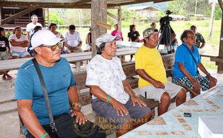 Commissie hoort dorpsbewoners Kawemhakan bij behandeling grenswet Suriname–Frankrijk