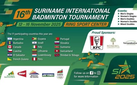Internationaal Badmintontoernooi brengt sport en verbinding naar Suriname