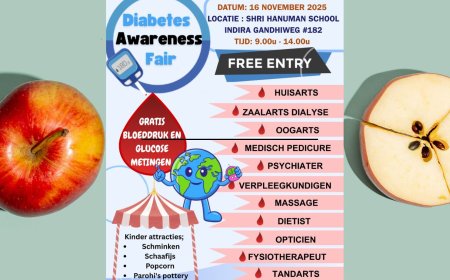 Diabetes Awareness Fair op 16 november: gratis gezondheidschecks en preventie centraal