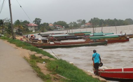 Watervraagstuk in Albina