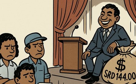 De pot van de macht – Surinaamse salarissen en het toneel van welgesteldheid