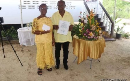 Gouden bruiloft voor echtpaar Orlando Albitrouw en Kora Albitrouw-Olenskij