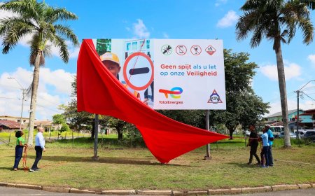 TotalEnergies plaatst verkeersveiligheidsbillboard om bewustwording te verhogen