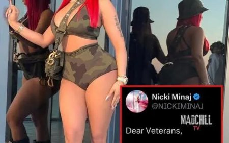 Nicki Minaj dankt veteranen op veteranendag