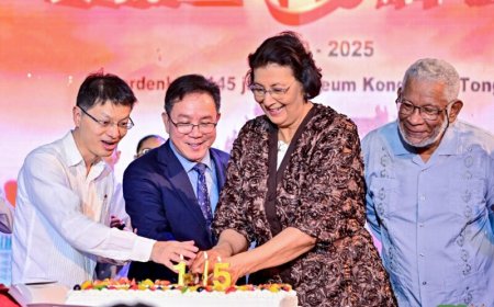 President Simons: ‘Kong Ngie Tong Sang blijvende partner voor versterking Suriname’