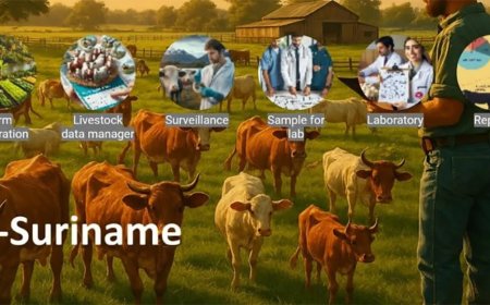 Nieuw informatiesysteem versterkt Surinames bewaking van diergezondheid