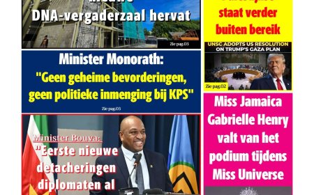 Dagblad Suriname, vrijdag 21 november 2025