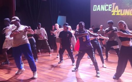 Topdanser Gianinni Semedo Moreira geeft Surinaamse dansers workshop
