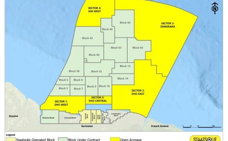 Staatsolie zet offshoregebied wagenwijd open voor nieuwe exploratie
