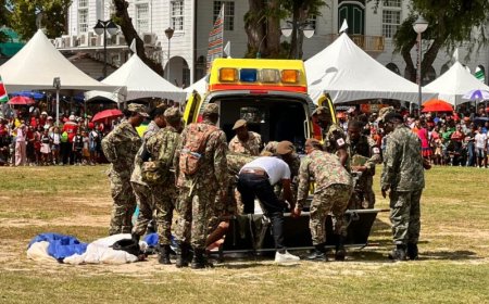 Harde landing bij parachutesprong tijdens Srefidensiviering