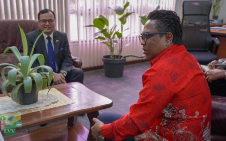 Minister Noersalim ontvangt Indiase ambassadeur en bespreekt landbouwsamenwerking