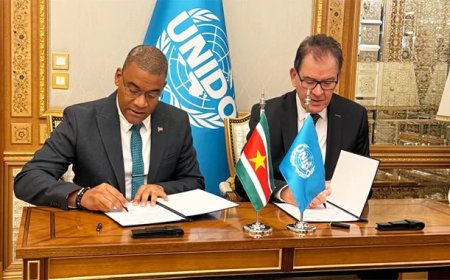Suriname en UNIDO gaan vijfjarig partnerschap aan voor industriële ontwikkeling