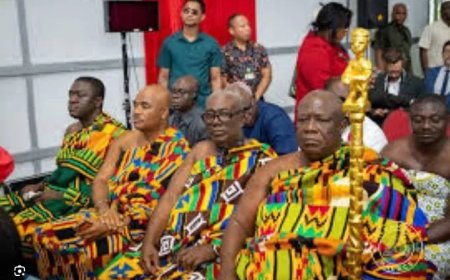 Asantehene: ceremoniële koning met grote morele invloed binnen het Ashanti-koninkrijk