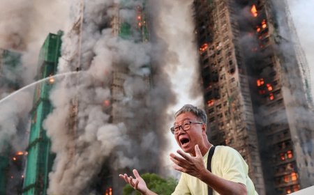 Zeker 55 doden en 300 vermisten bij grote flatbrand Hongkong