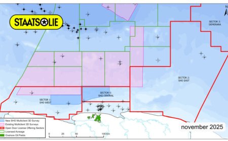 Staatsolie start seismisch onderzoek voor kust Saramacca en Coronie