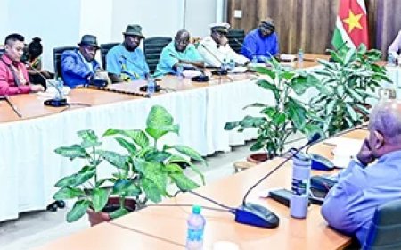 President overlegt met traditioneel gezag over koninklijk bezoek en beleidsdossiers