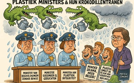 Ministers die krokodillentranen storten – De politiek wordt een toneelstuk