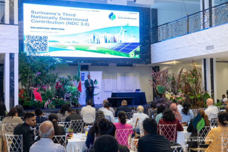 Suriname zet nieuwe stap in klimaattraject met validatie NDC 3.0