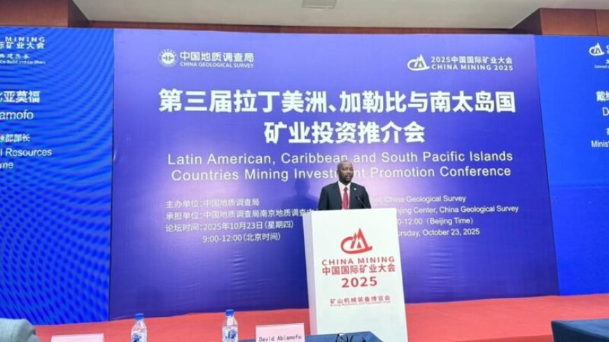 Abiamofo in China: ‘Suriname gaat naar verantwoorde en toekomstgerichte mijnbouw’