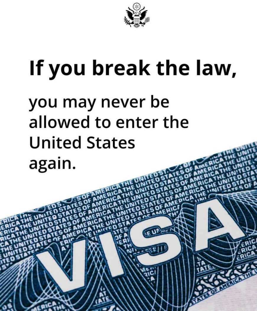 Amerikaanse visumwaarschuwing