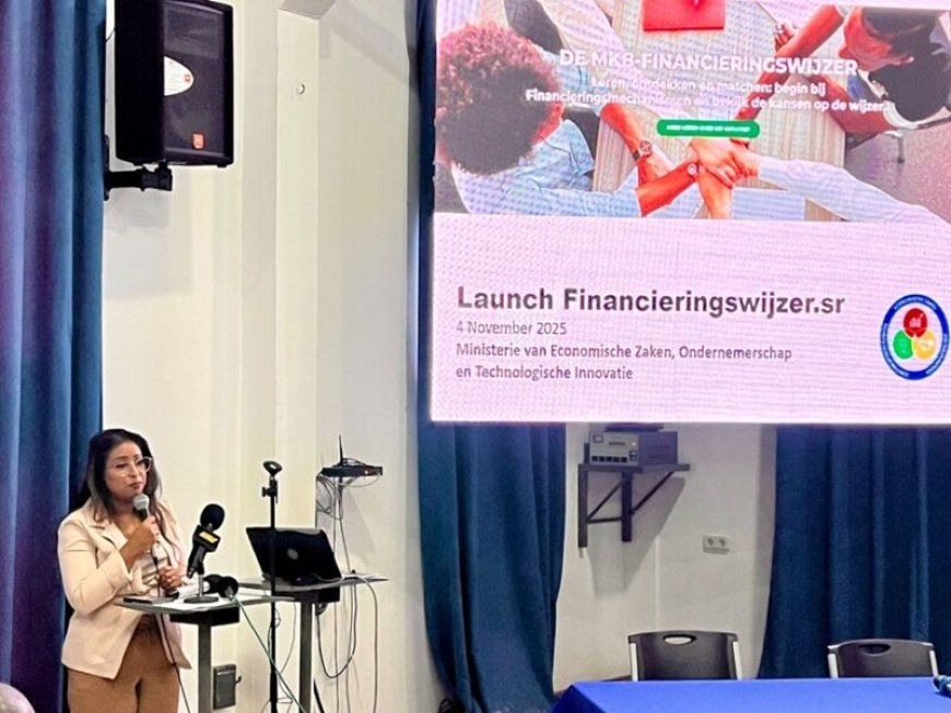 Financieringswijzer.sr vergemakkelijkt weg voor ondernemers