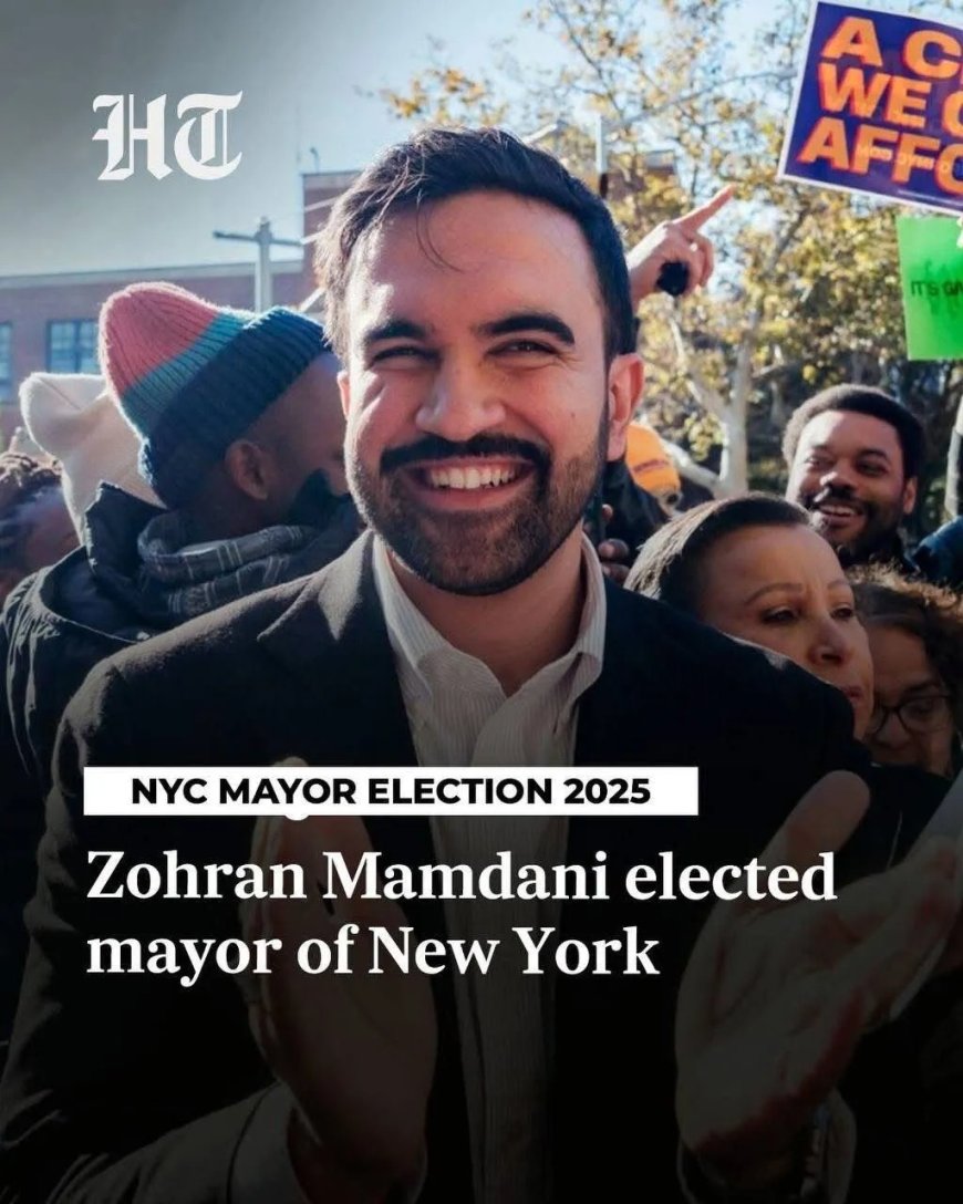 Linkse Zohran Mamdani verkozen tot nieuwe burgemeester van New York