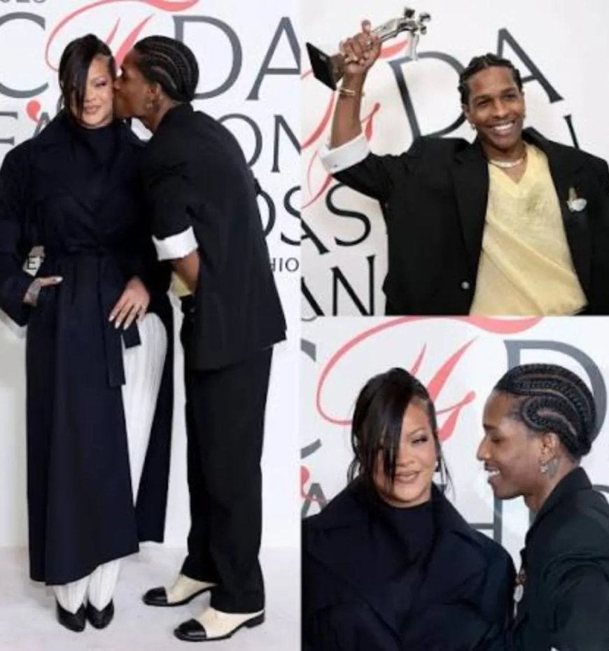A$AP Rocky en Rihanna schitteren op de 2025 CFDA Awards
