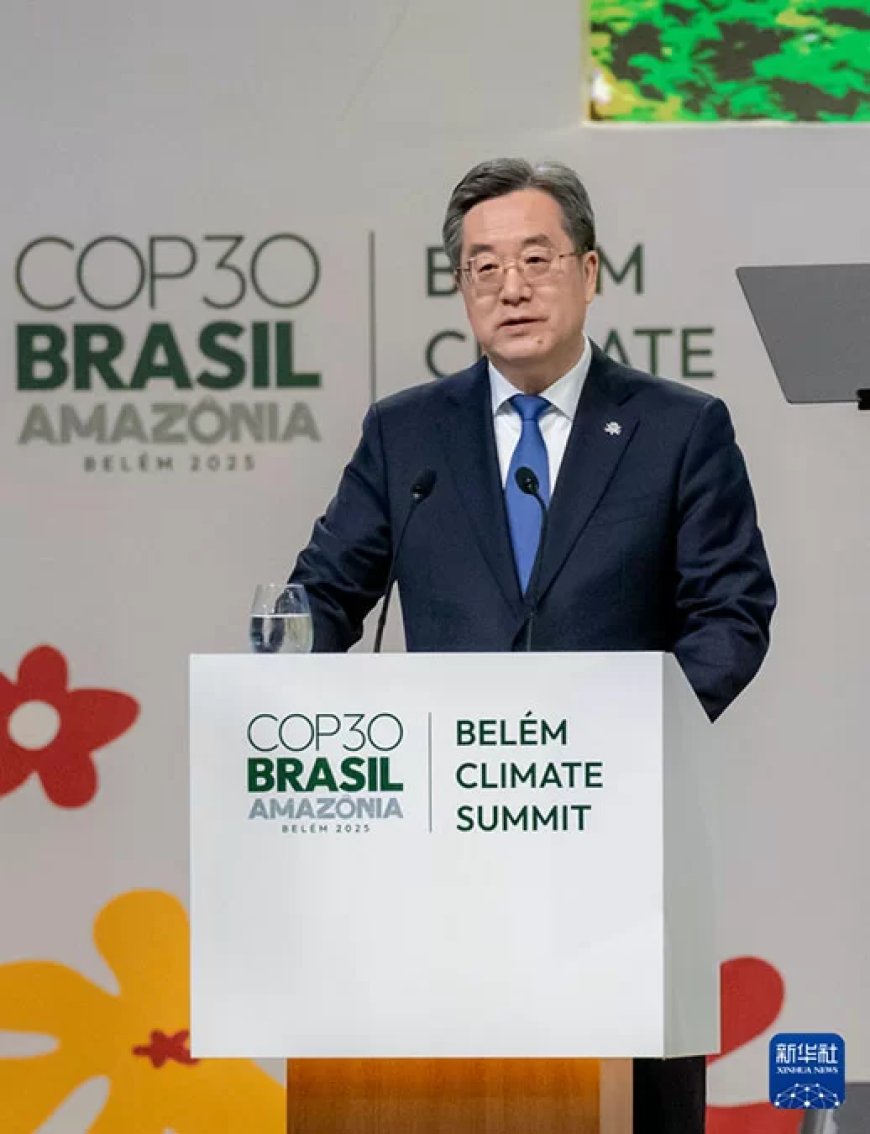 COP30: China bevestigt versnelde groene transitie en versterkte klimaatambities