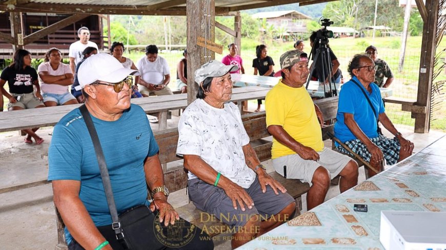 Commissie hoort dorpsbewoners Kawemhakan bij behandeling grenswet Suriname–Frankrijk